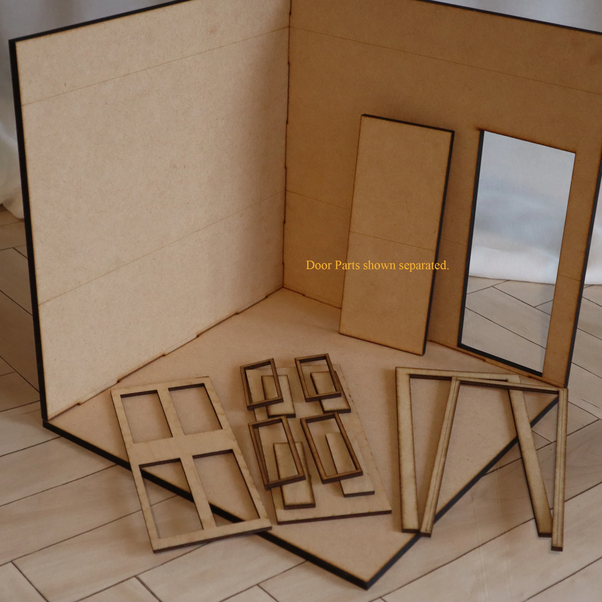 1:12 scale Diorama Room Kit - 3 types and customization - Image 3