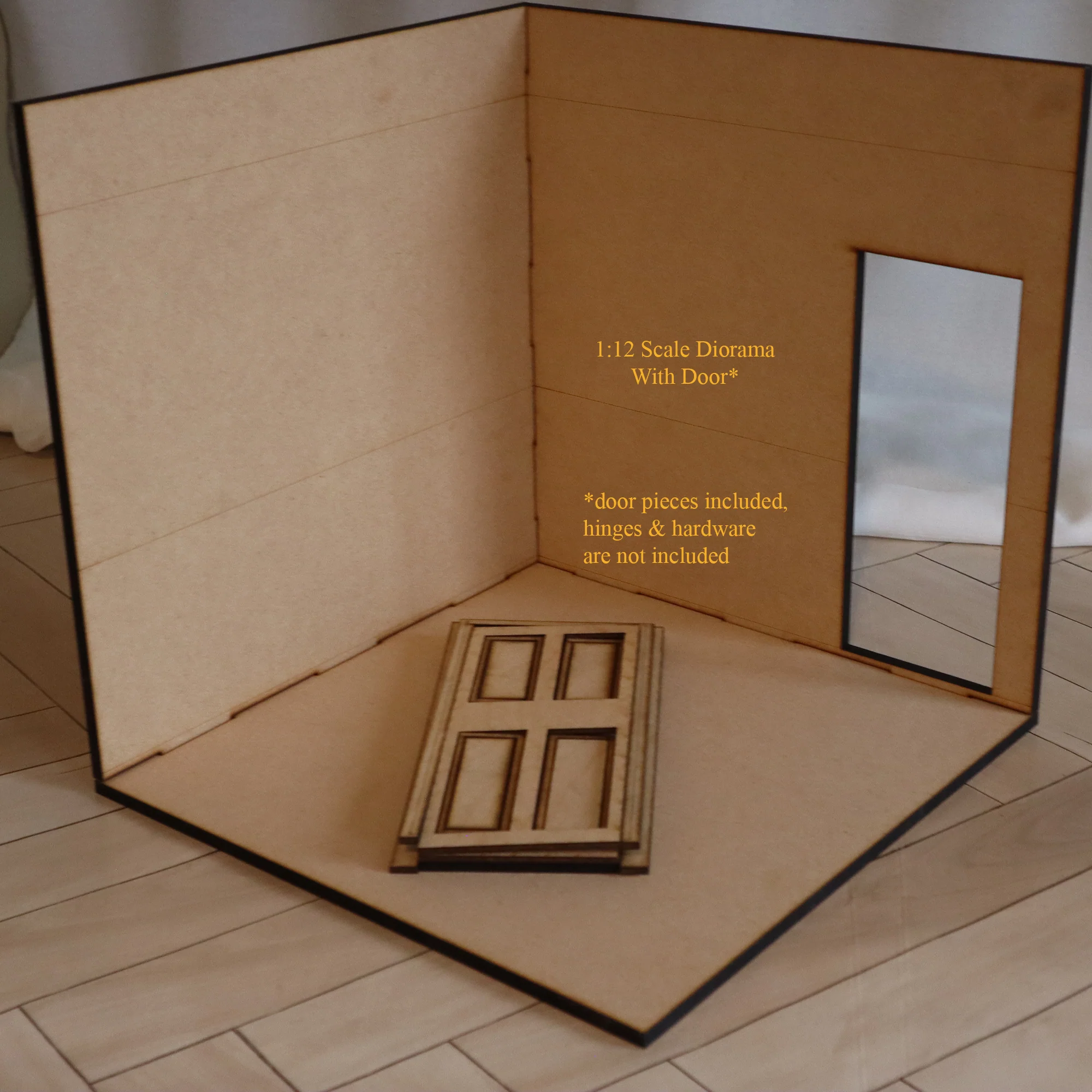1:12 scale Diorama Room Kit - 3 types and customization - Image 4