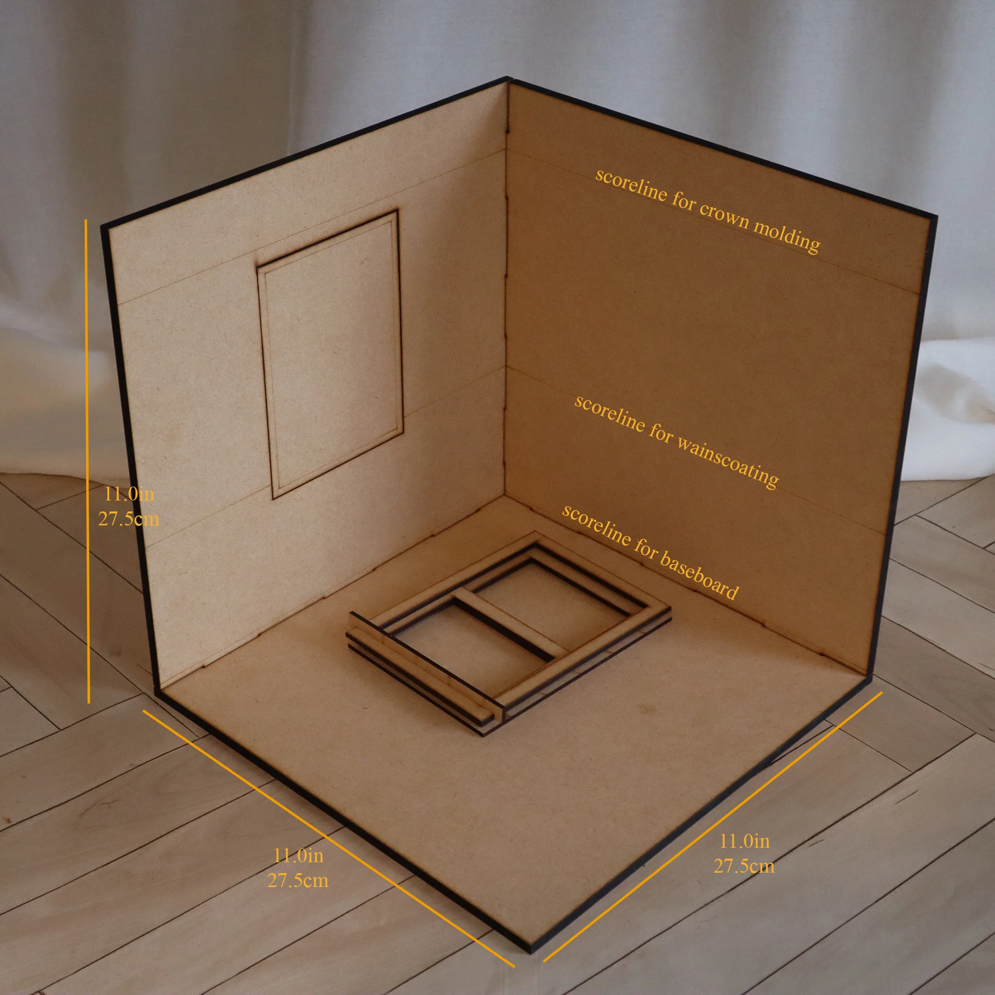 1:12 scale Diorama Room Kit - 3 types and customization - Image 5