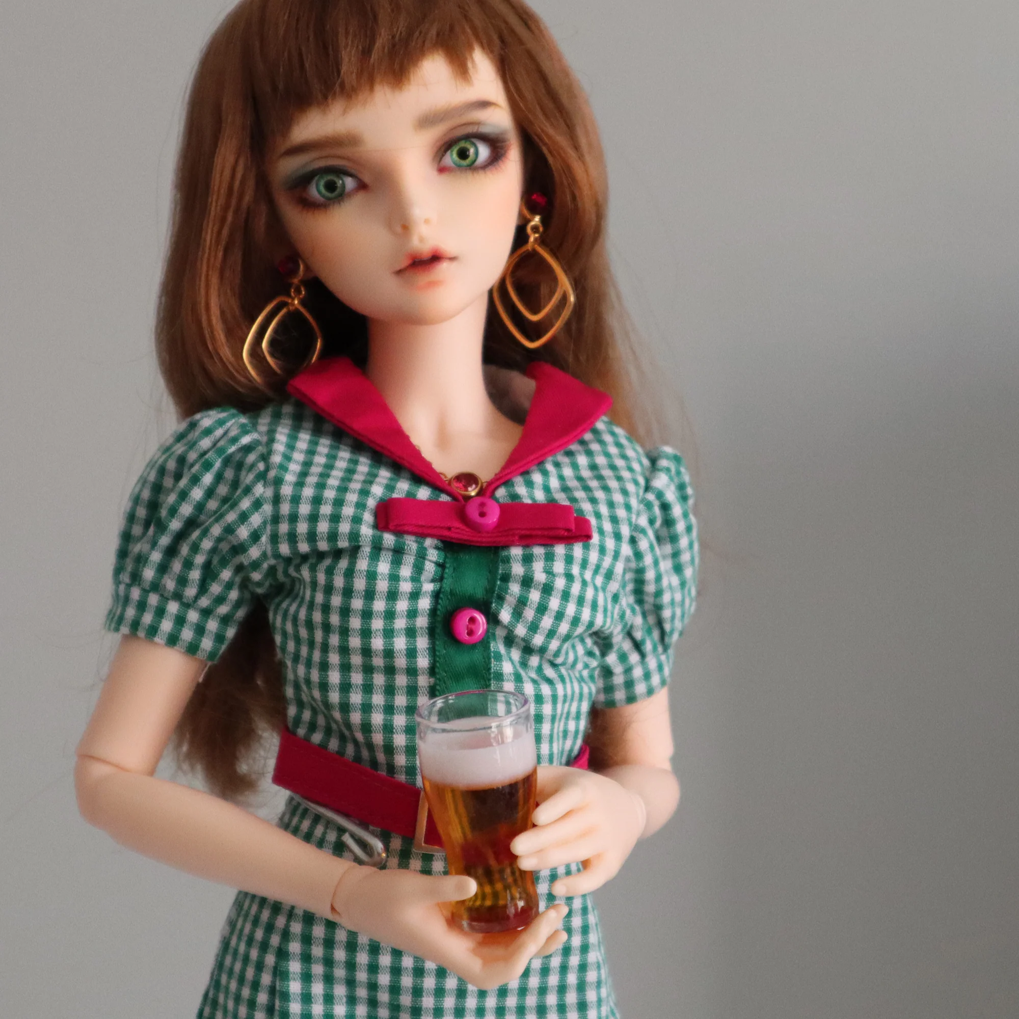 Beer Glass 1/3 & 1/4 Scale Prop for BJD -- 3 Beverage Choices - Image 4