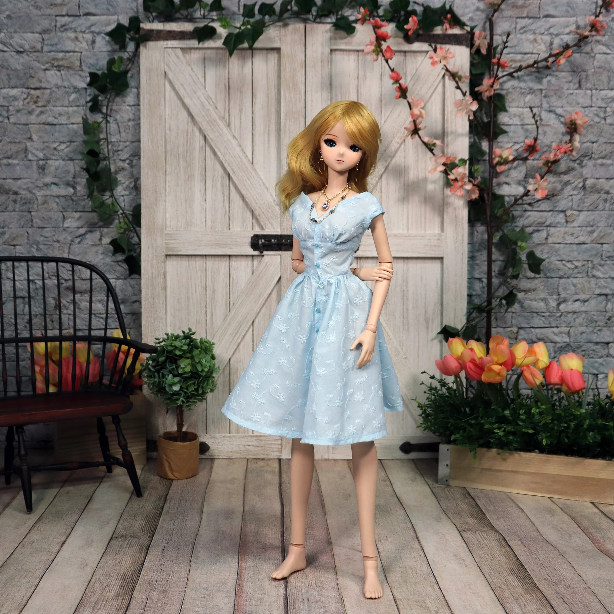 Corset Waist Sundress for Smart Doll Classic - Digital Sewing Pattern - Image 3