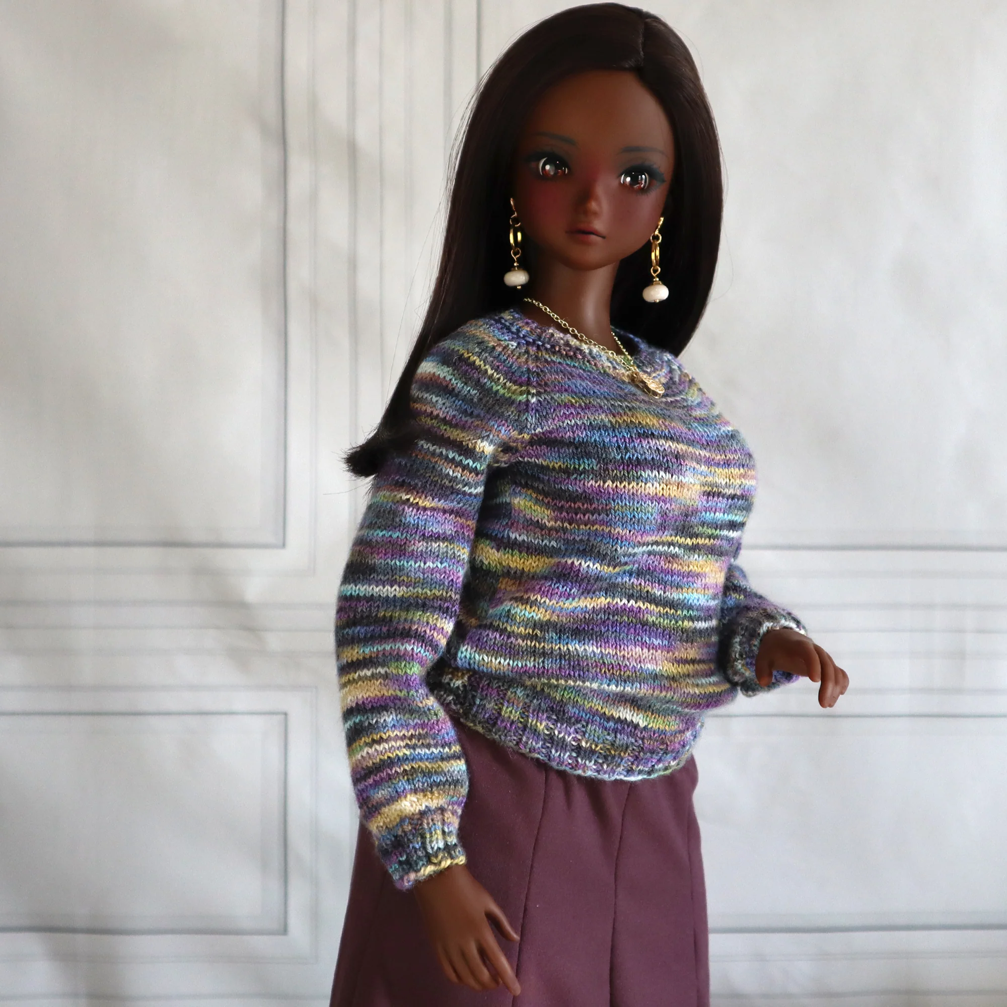 Basic Knitted Pullover for Smart Doll Pear - Digital Knitting Pattern - Image 2