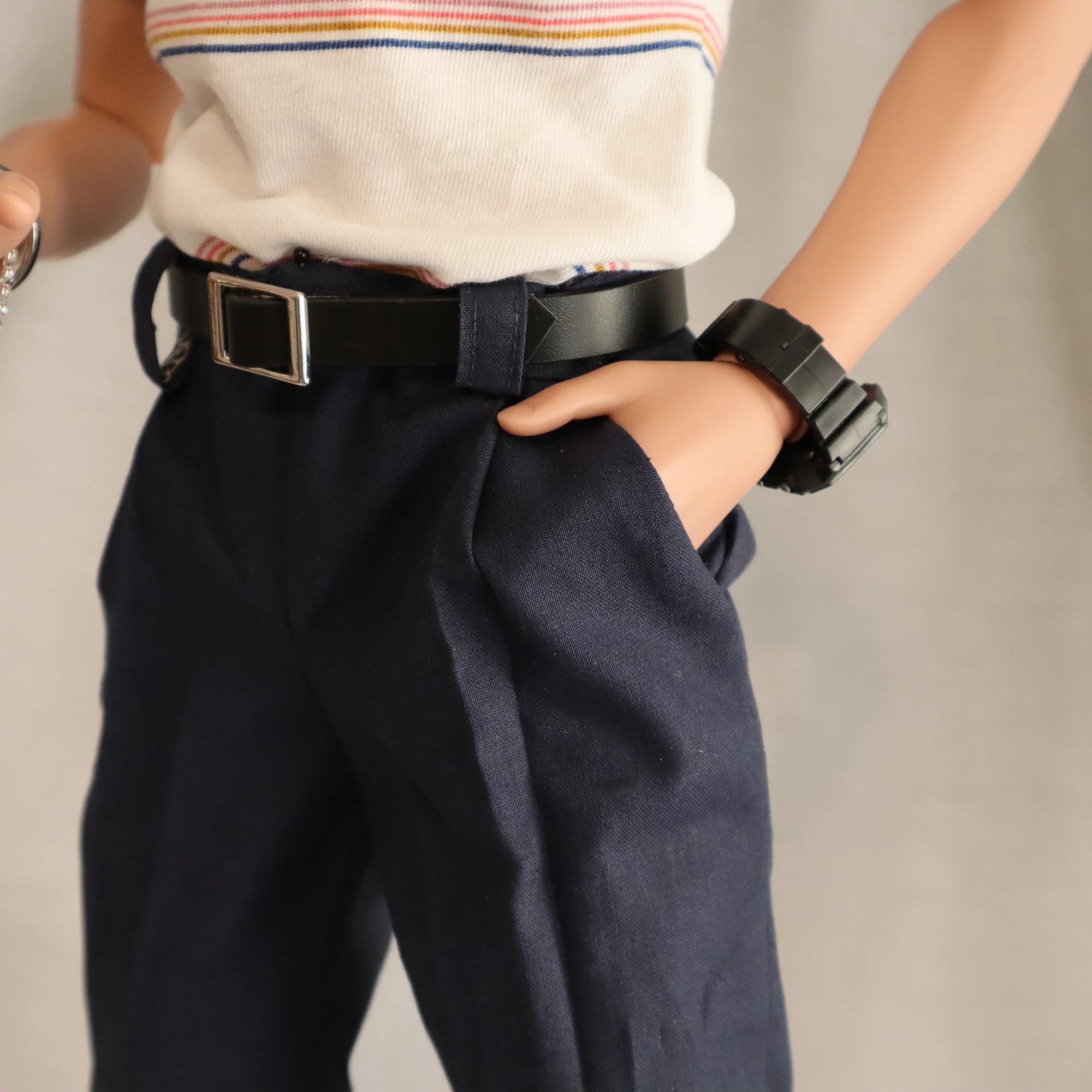 Pleated Front Trousers for Smart Doll Guys - Digital Sewing Pattern - Image 3