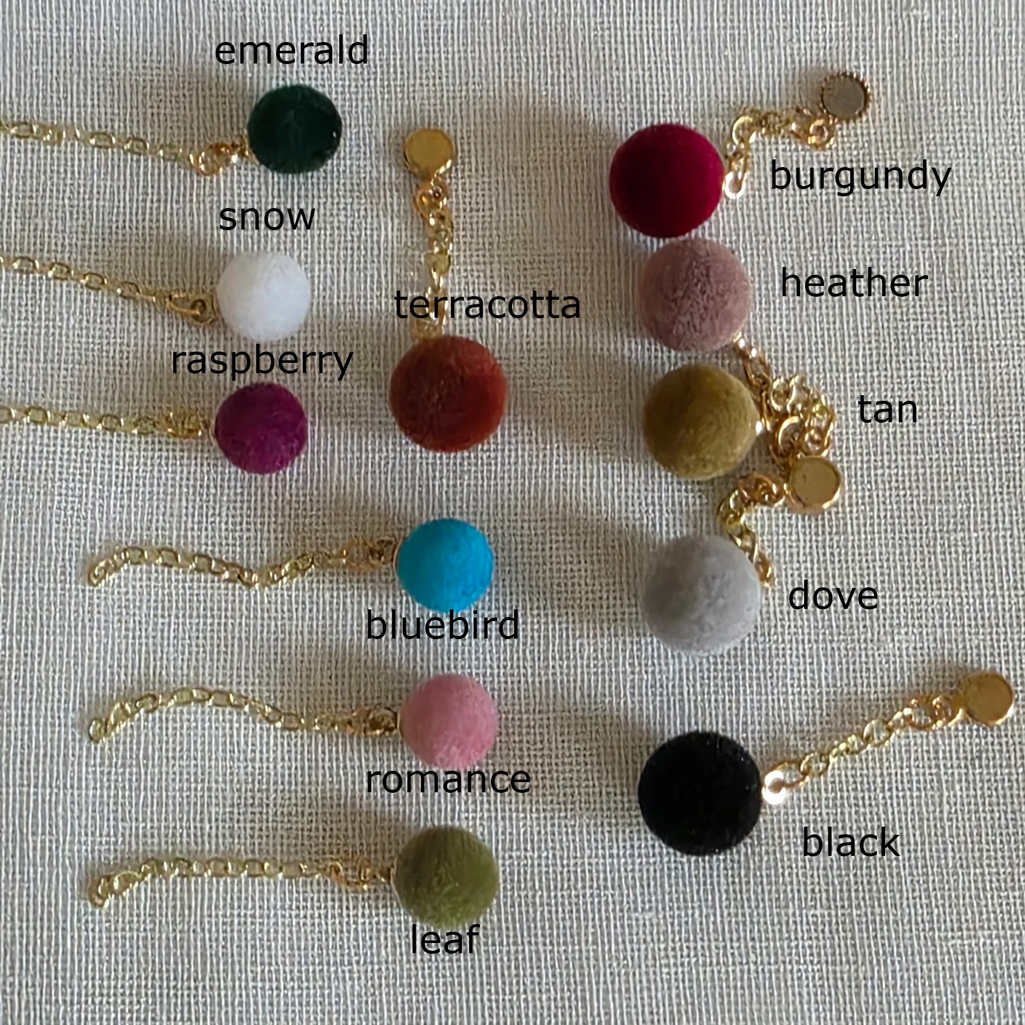 Pom-Pom Drop No-Hole Magnetic Earrings for Viny BJDs - Image 2