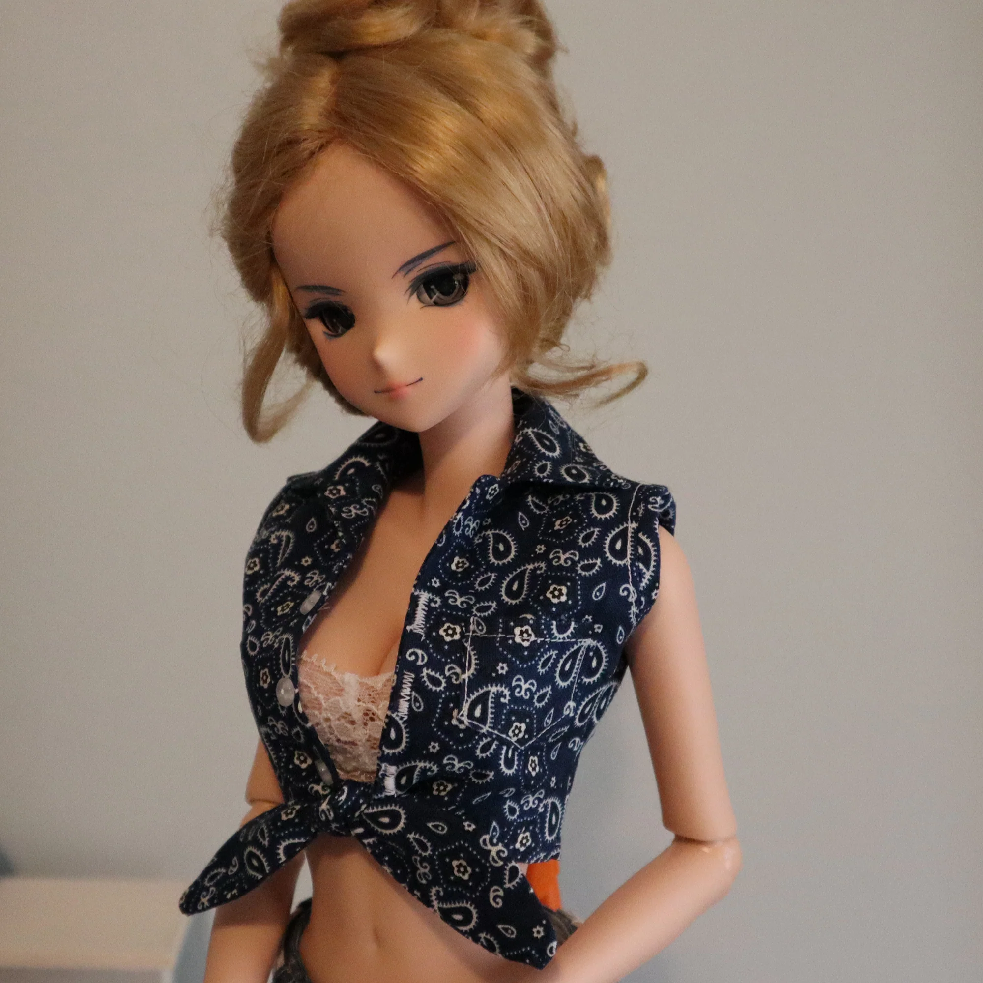 Smart Doll ClassicTied Crop Shirt - Digital Sewing Pattern - Image 3