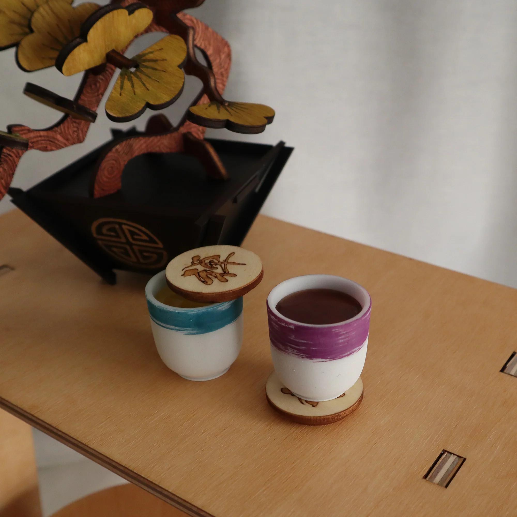Tea Cup set for BJDs 1/4 scale - Image 2