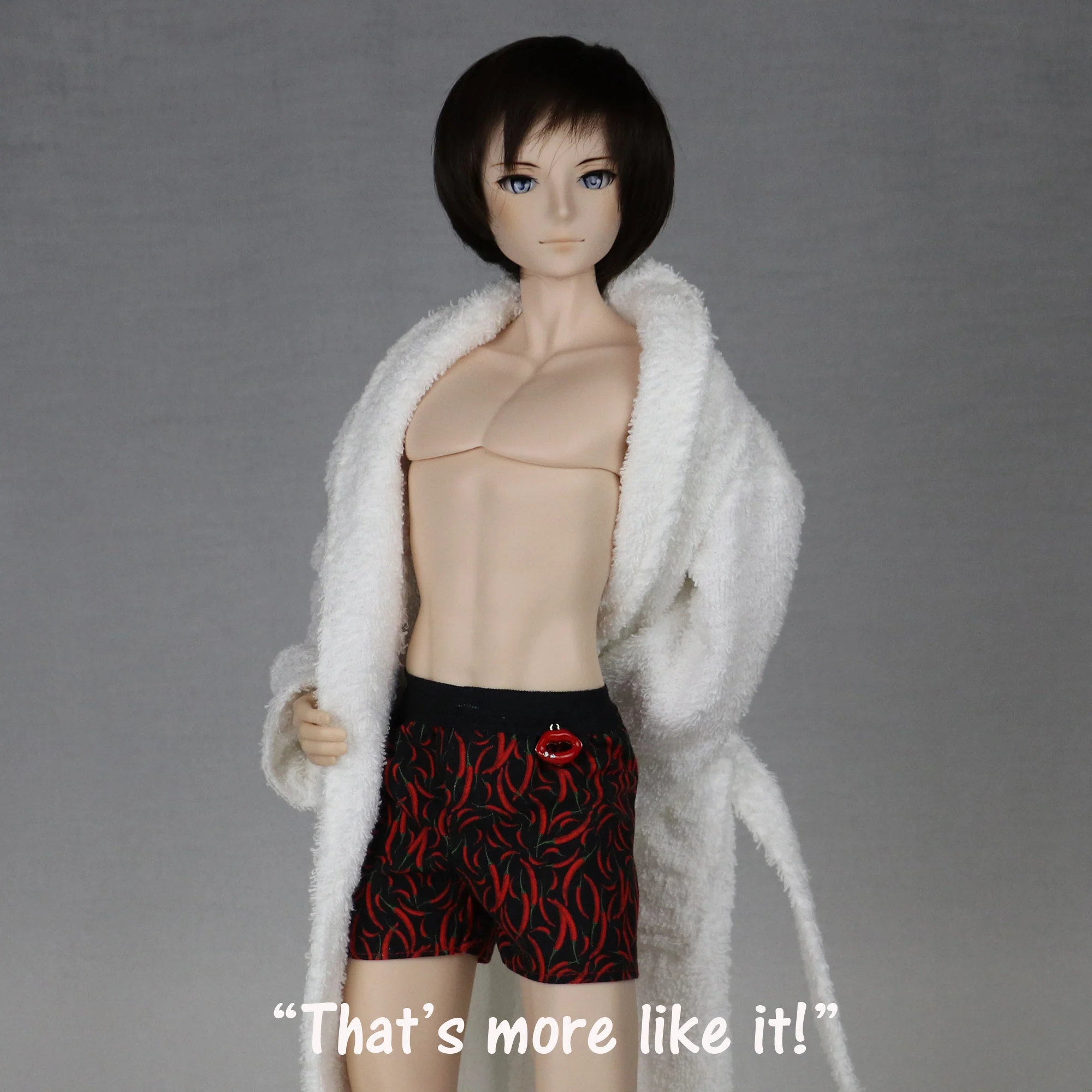 Spa Robe Unisex for Smart Doll Classic and Smartdoll Macho or Slim Guy - Digital Sewing Pattern - Image 2