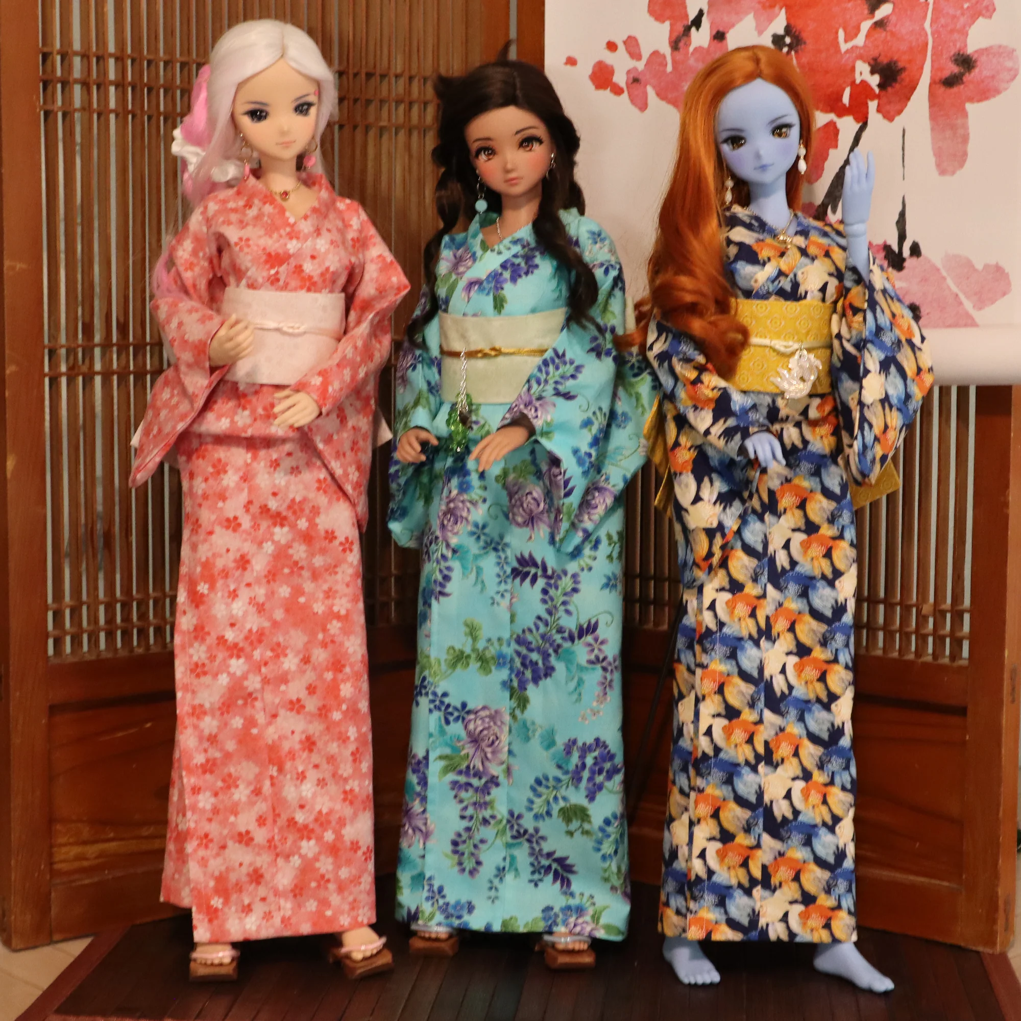 Yukata & Obi for Smart Doll Classic and Pear Girls - Digital Sewing Pattern - Image 2