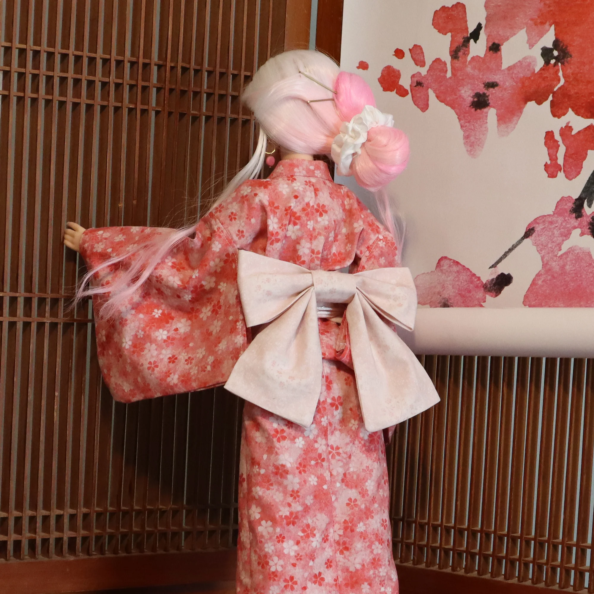 Yukata & Obi for Smart Doll Classic and Pear Girls - Digital Sewing Pattern - Image 4