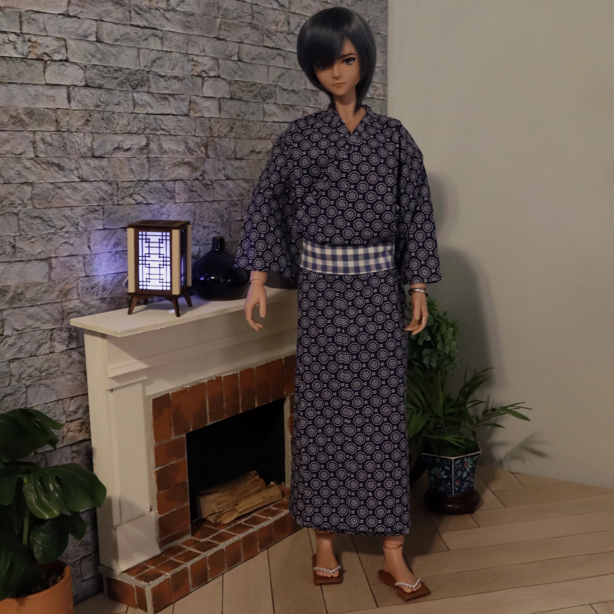 Yukata & Obi for Smart Doll Guys - Digital Sewing Pattern - Image 3